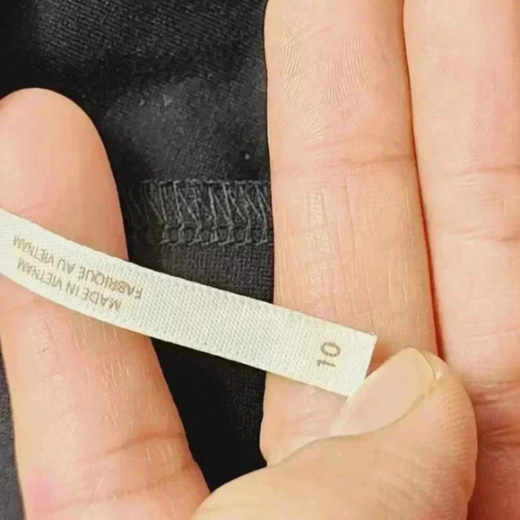 Free People Women's Legging‎ High Rise Pants Size 10 Black 7155C - Picture 5 of 8